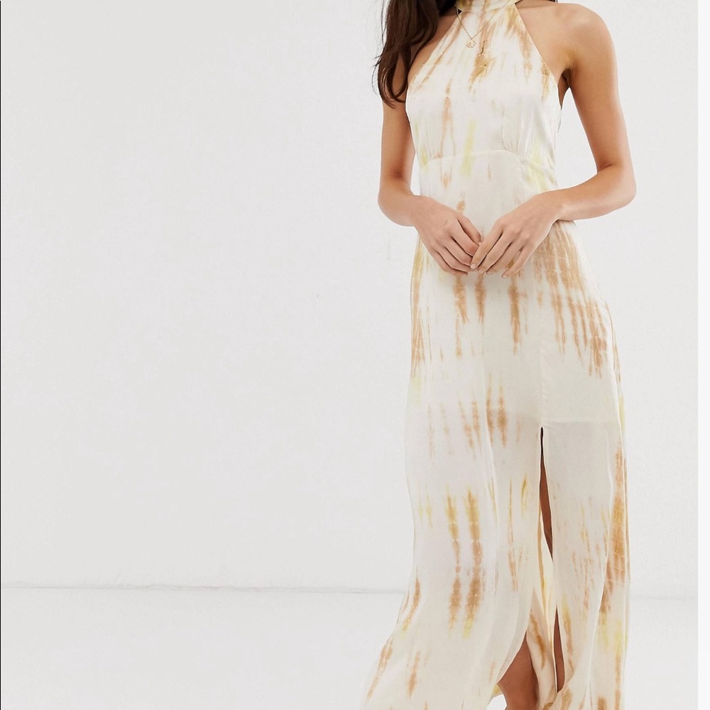 NWT ASOS tie dye maxi dress